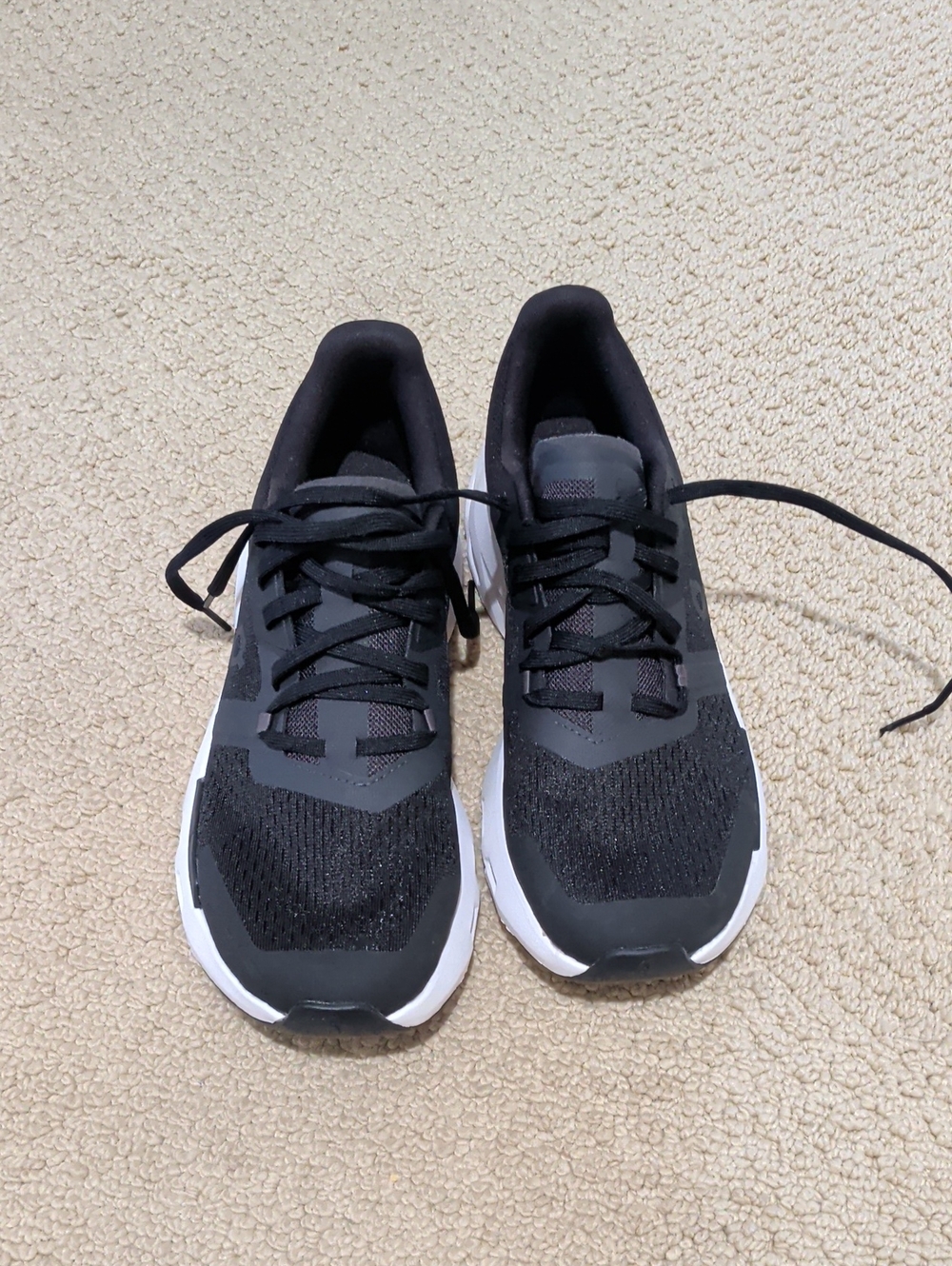 On Running Women's Black and White Cloudtec Running Shoes